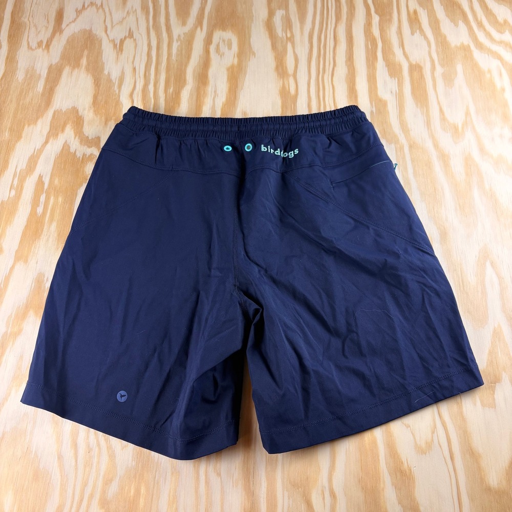 Birddogs Mens Gym Shorts Navy Blue Lined Athletic Workout 6 Inch Inseam Size M - Picture 4 of 7
